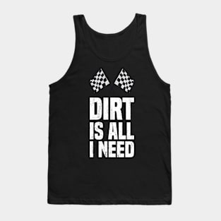 Dirt Bike Racing Track Motocross Tank Top